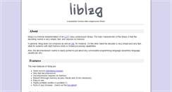 Desktop Screenshot of liblzg.bitsnbites.eu